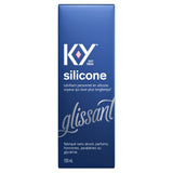 Back side of K-Y Lubricant - Silicone box in French