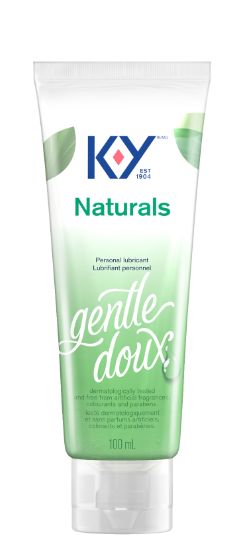 Une bouteille de lubrifiant K-Y — Hydratant + gel intime Naturals