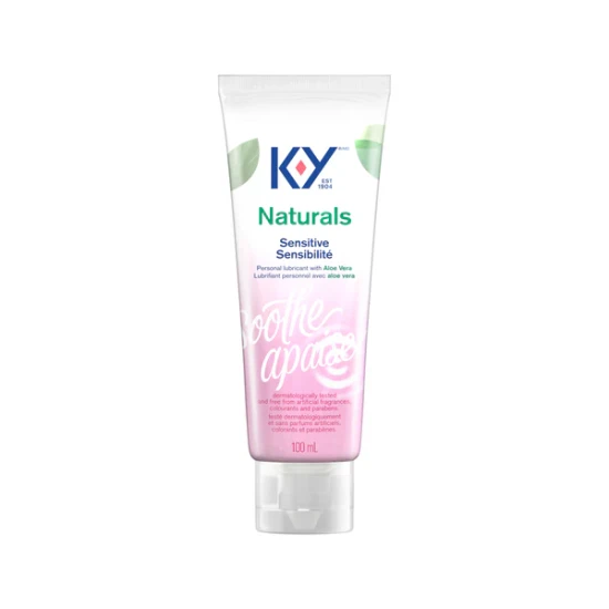 Front of K-Y Lubricant - Naturals Sensitive Gel